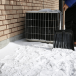 heat pump snow